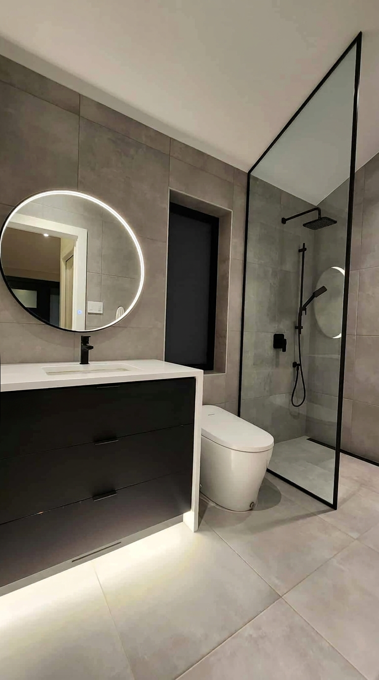 Bayview bathroom designed by Motyl Design